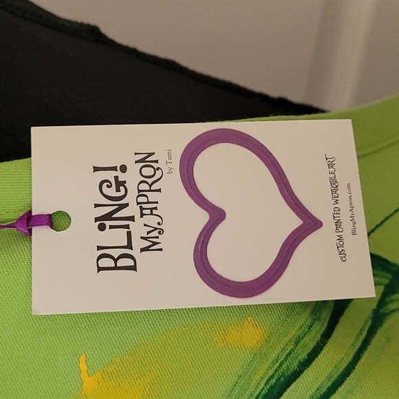 🎉💜HP💜🎉Custom Painted Wearable Art Apron  #1901 - Picture 4 of 7